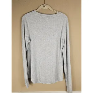 Lilly Pulitzer Womens Gray Long Sleeve Baldwin Shirt Top XL thumbnail 2