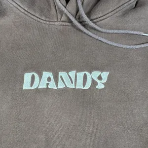 Women's Dandy Worldwide Make A Wish Oversized Lux Hoodie Large Chocolate Brown thumbnail 13