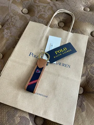 Polo NWT Ralph Lauren Leather Pony Key Chain Ring NWT shopping bag avail per request only thanks thumbnail 3