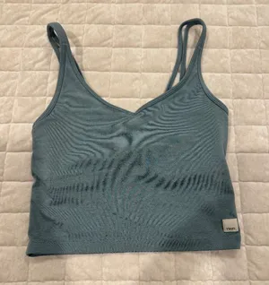 Vuori Womens Halo Performance Crop Tank Top thumbnail 1