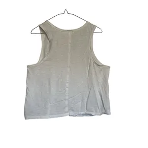 Athleta White Cotton Tank Top Womens Size XL‎ Lightweight Basic Casual thumbnail 7