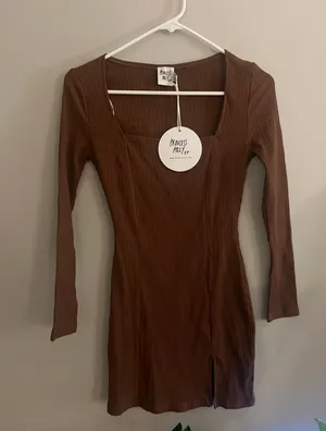 Princess Polly Brown  Dress thumbnail 1