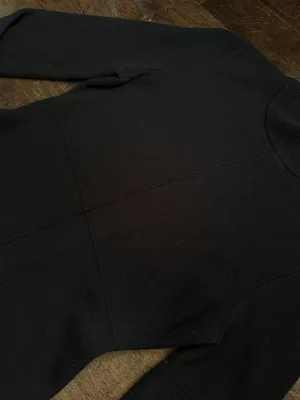 Topshop black mock neck bell sleeve fit and flare comfy knit sweater mini dress thumbnail 7