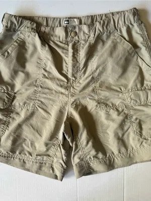 REI‎ Women's Khaki Cargo Shorts with Elastic Waist thumbnail 1
