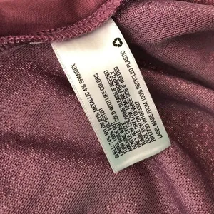 Wild Fable Mini Dress Metallic Bodycon Long Sleeve Cutout Stretch Purple L thumbnail 3