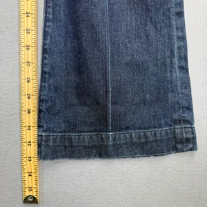 7 For All Mankind dojo Wide Leg Flare Jeans Dark Wash Blue U115J470S Size 27 thumbnail 5