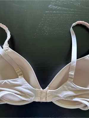 Natori Pure Luxe Lace-Trim T-Shirt Bra in Nude thumbnail 4
