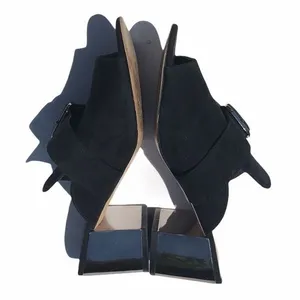 Marc Fisher‎ Frima Suede Buckle Mules thumbnail 7