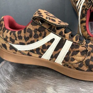 Streetwear Edgy Steve Madden Women Madrid Leopard Sneaker Size 7.5 Bujee Glam thumbnail 13