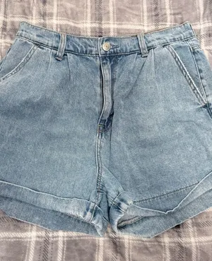 American Eagle Outfitters Light Wash Denim Shorts thumbnail 1