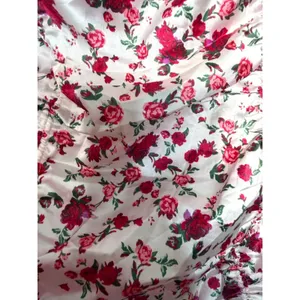 For Love and Lemons Melrose White Pink Floral Ruched Mini Cocktail Dress Large thumbnail 6