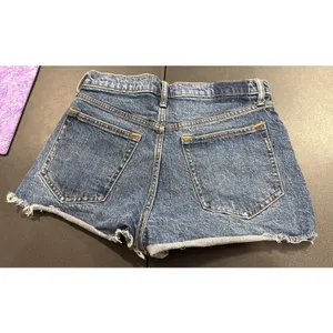 Abercrombie Fitch Womens‎ 27/4 Cutoff Mom Shorts Denim High Rise Rolled Cuff thumbnail 2