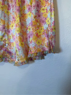 For Love & Lemons Pastel‎ Punch floral skirt thumbnail 4