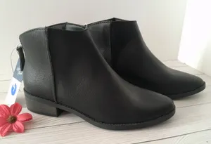 Black Ankle Boots, Size 7 thumbnail 2