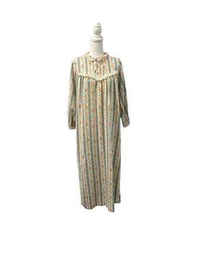 Vintage Sears Floral Nightgown 1970s Lace Trim Granny core Cottage Core 32/34 thumbnail 2
