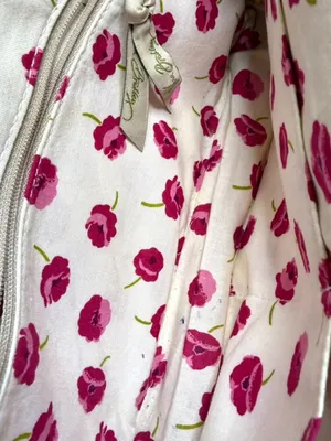 Vera Bradley Knot Just a Clutch Shoulder Bag in Make Me Blush Pattern thumbnail 5