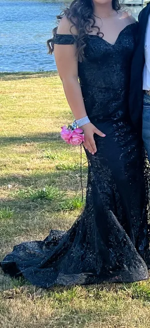 Prom dress black Size L thumbnail 3