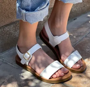 Black Faux Leather Sandal thumbnail 5