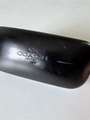 Coach New York Black Clamshell Sunglasses Case Hard Shell Eyeglass Cases thumbnail 2