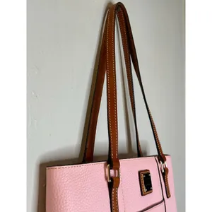 DOONEY & BOURKE Pale Pink Pebbled Leather Lexington Shopper Shoulder Bag thumbnail 4