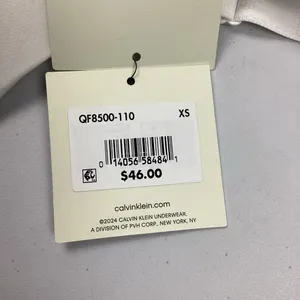 Calvin Klein White Cotton Modal Lift Bralette XS NEW! Retail $46 thumbnail 7