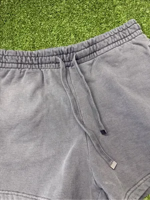 Talentless Women's Classic Heavyweight Short Grey Athleisure Cotton Drawstring L thumbnail 2