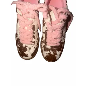 Steve Madden  Lace Up Brown Multi Sneakers(Size 8.5M) thumbnail 5