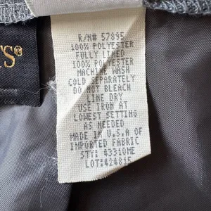Vintage ‘90s Requirements Dark Gray Knee Length Pencil Skirt thumbnail 9