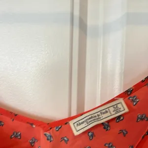 Abercrombie & Fitch Orange Butterfly Print‎ Tank Top Size Medium thumbnail 4