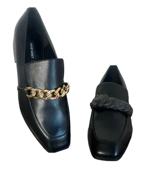 Nine West NEW Women's Black Onxe Slip On Loafer Size 8 #209 thumbnail 1