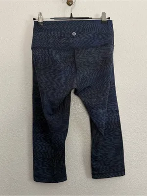 Lululemon High Rise Capri Leggings Blue 6 thumbnail 4