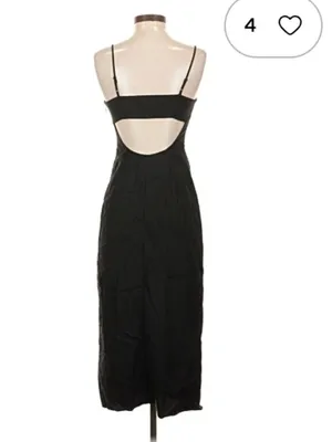 Stockholm Atelier & Other Stories Black Cami Cocktail Dress - Size 12 thumbnail 2