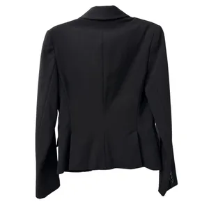 Express Design Studio Preppy Work Casual Black Single Button Blazer Women's 6 thumbnail 2