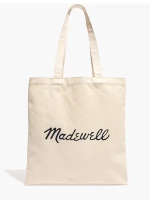 MADEWELL The Reusable Canvas Tote Bag: Good Days 100% Cotton thumbnail 4