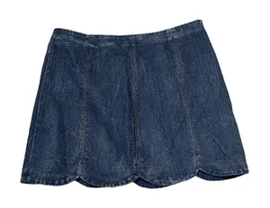 Altar'd State Womens Denim Jean Skirt Size 30" Waist 100%‎ Cotton Blue thumbnail 1