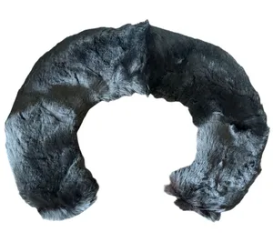 Vintage 50s 60s Black Sheared Mink Fur Detached Collar thumbnail 1
