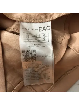 Marciano Strapless Cocktail Dress Foldover Sheath Beige XS thumbnail 5