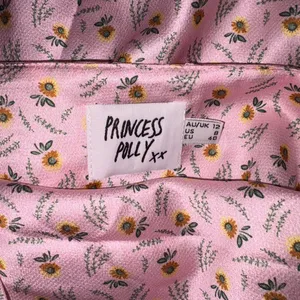 Princess Polly Light Pink Floral Patterned Mini Dress thumbnail 5