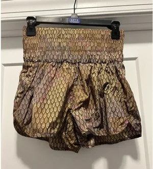 Free People Movement Running Shorts Womens Medium Active Lined Boho High Rise thumbnail 1