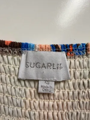 SugarLips Lumy Mix Vin Smocked Maxi Dress size xs women’s thumbnail 4