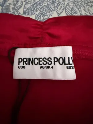 Princess Polly Red Satin Dress Mini thumbnail 2