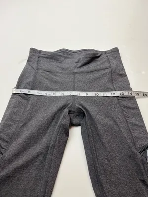 Lululemon Speed Up Tight Legging Heathered Black Grey Gray W5CA2T‎ Womens 6 thumbnail 7