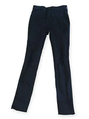 Hollister ultra high rise destroyed jeans thumbnail 1