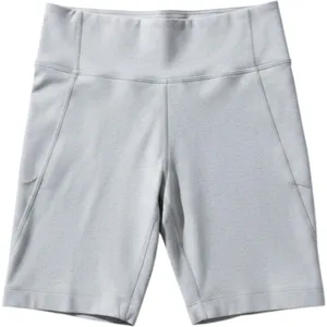 Outdoor Voices Women's High Rise Biker Shorts Light Grey Heather Athletic S/M thumbnail 1