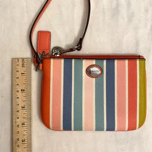 Coach Peyton Multistripe Medium Wristlet | Sweet and Saucy thumbnail 13