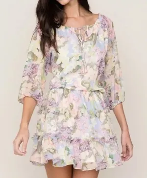 Yumi Kim | French Riviera Dress in Garden Light Oasis, Size M thumbnail 1