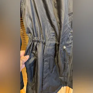 Big Chill black hoodie windbreaker fleece lined waist cinch Plus size 3XL jacket thumbnail 7
