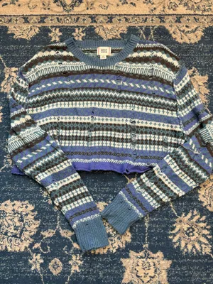 BDG distressed sweater thumbnail 1