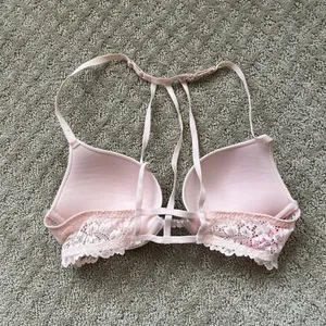 La Senza Bra Light Pink Front Clasp Adjustable Strap Racer Back Underwire 32 C thumbnail 3