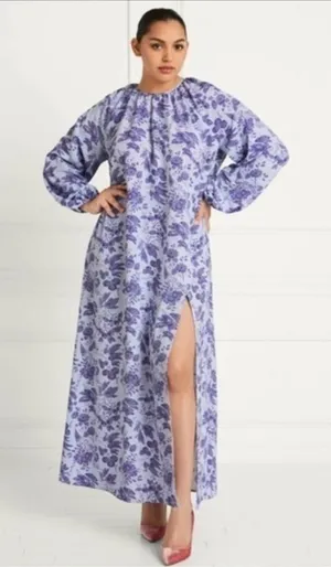 Hill house the Simone dress lilac Sz Large thumbnail 1